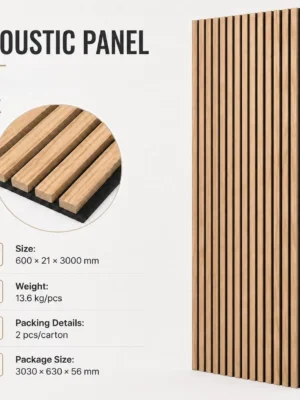 Oak Acoustic Panel