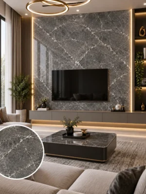 Grey UV Marble Sheet