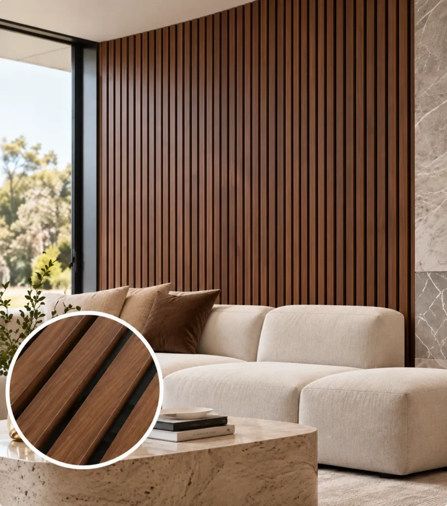 Walnut Acoustic Panel