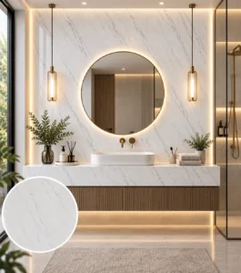 White & Grey Marble Sheet