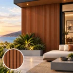 WPC Outdoor Redwood Cladding