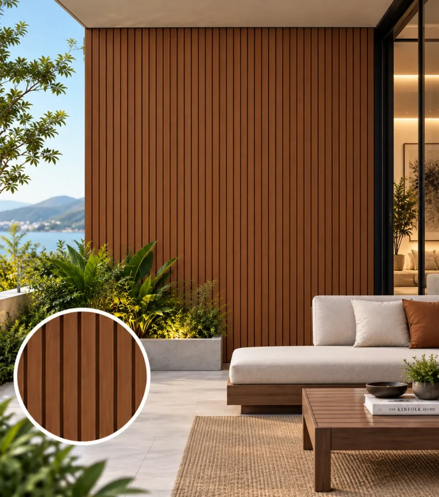 WPC Outdoor Teak Cladding