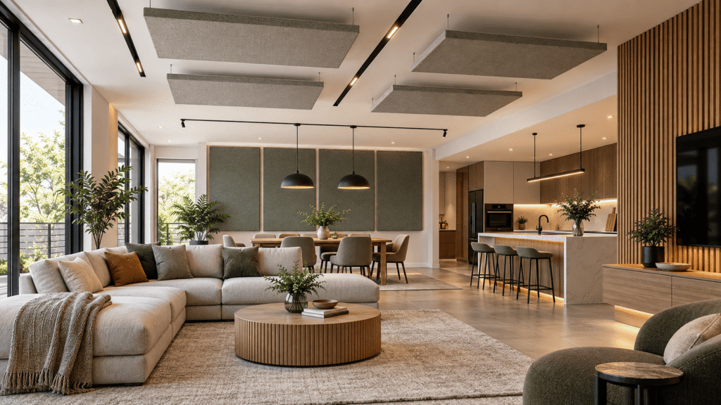 Improve Acoustics in an Open-Plan Living Space