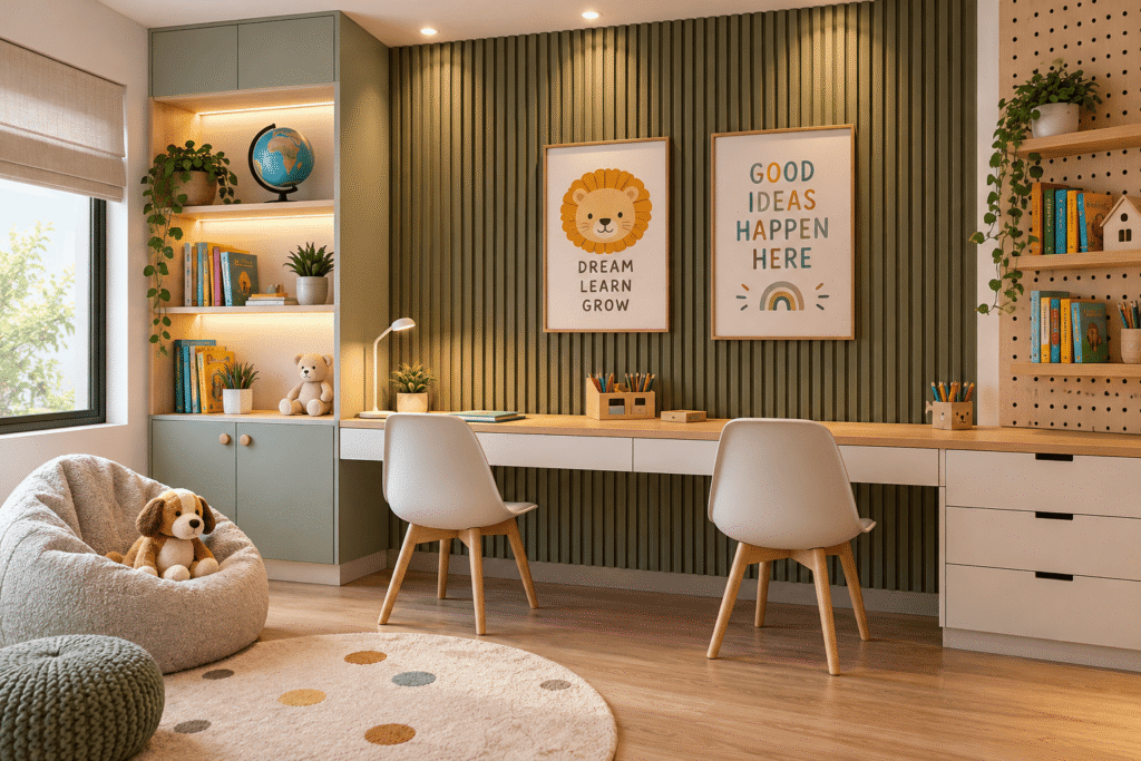 Create a Dedicated Study or Kids' Learning Zone